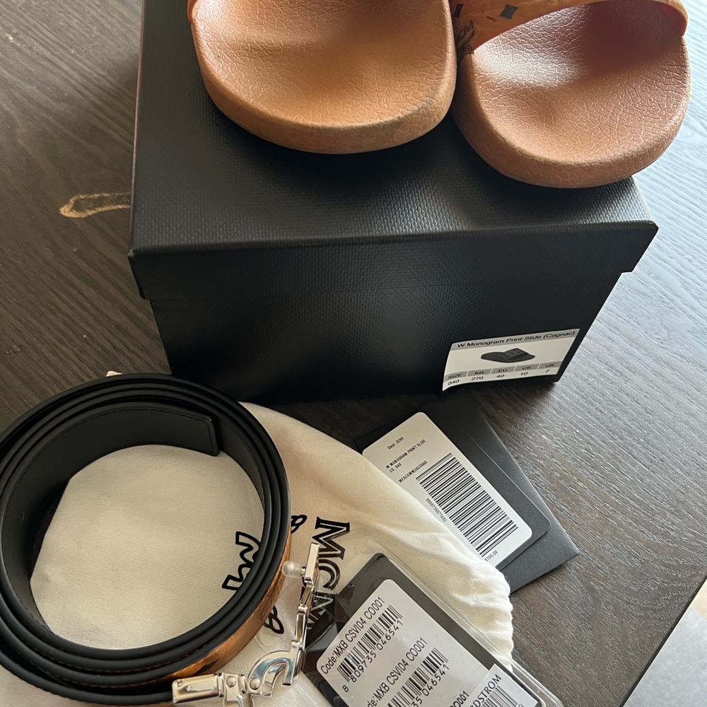 MCM slides and belt